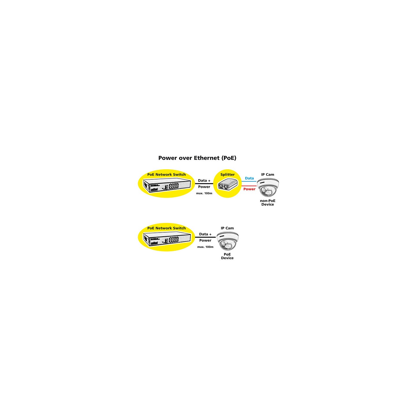 ROLINE PoE Fast Ethernet Switch 8 Port 8x PoE 48.26cm 19Zoll Einbau — Buy in Cyprus with Fast Delivery