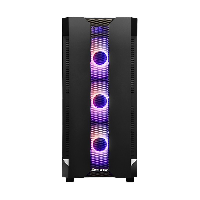 Buy Chieftec Hunter GS-01B-OP - Midi ATX Gaming PC Case - Black, Tempered Glass,... in Cyprus, Nicosia, Limassol, Larnaka, Pafos