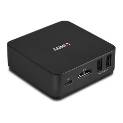 LINDY 2 Port Type C. DisplayPort 1.2 KVM Switch — Buy in Cyprus with Fast Delivery