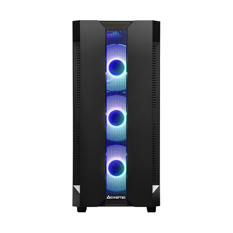 Buy Chieftec Hunter GS-01B-OP - Midi ATX Gaming PC Case - Black, Tempered Glass,... in Cyprus, Nicosia, Limassol, Larnaka, Pafos
