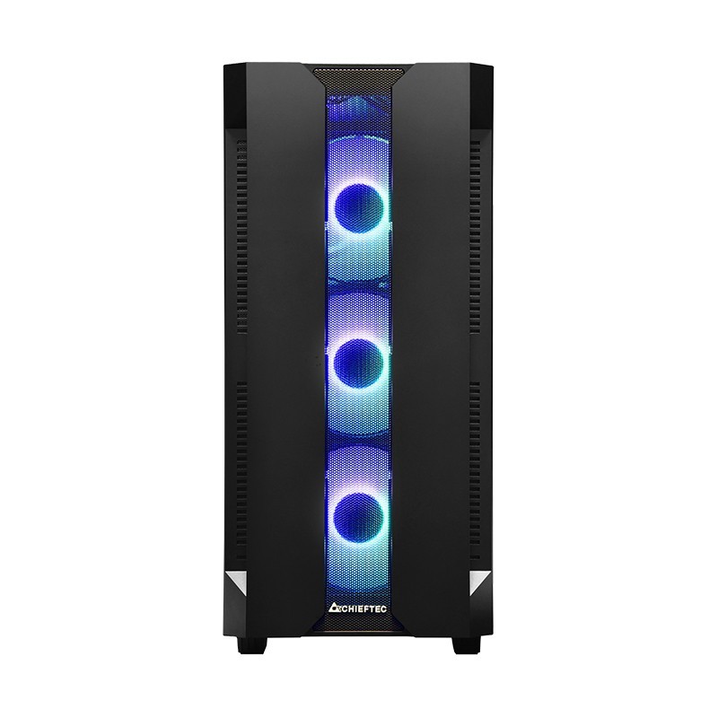 Buy Chieftec Hunter GS-01B-OP - Midi ATX Gaming PC Case - Black, Tempered Glass,... in Cyprus, Nicosia, Limassol, Larnaka, Pafos
