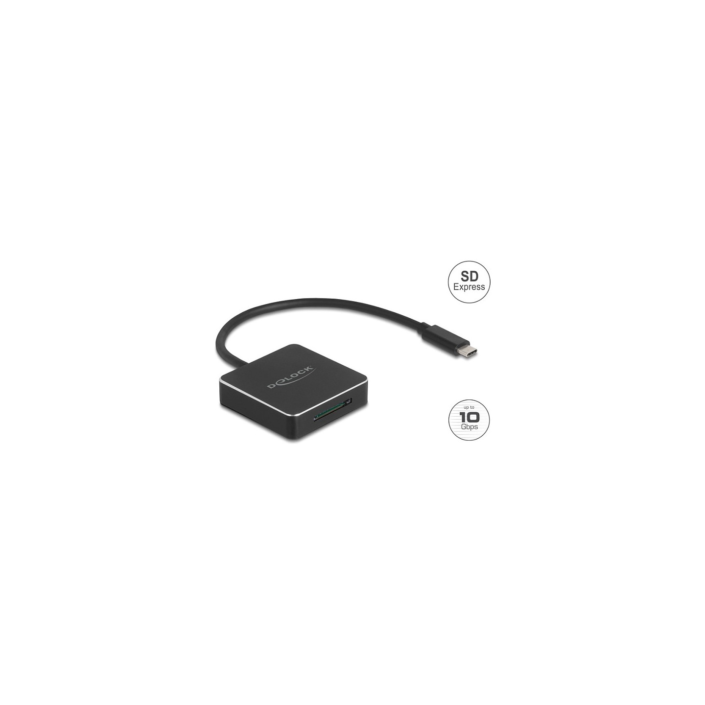 Delock USB Type-CTM Card Reader für SD Express (SD 7.1) Speicherkarten — Buy in Cyprus with Fast Delivery