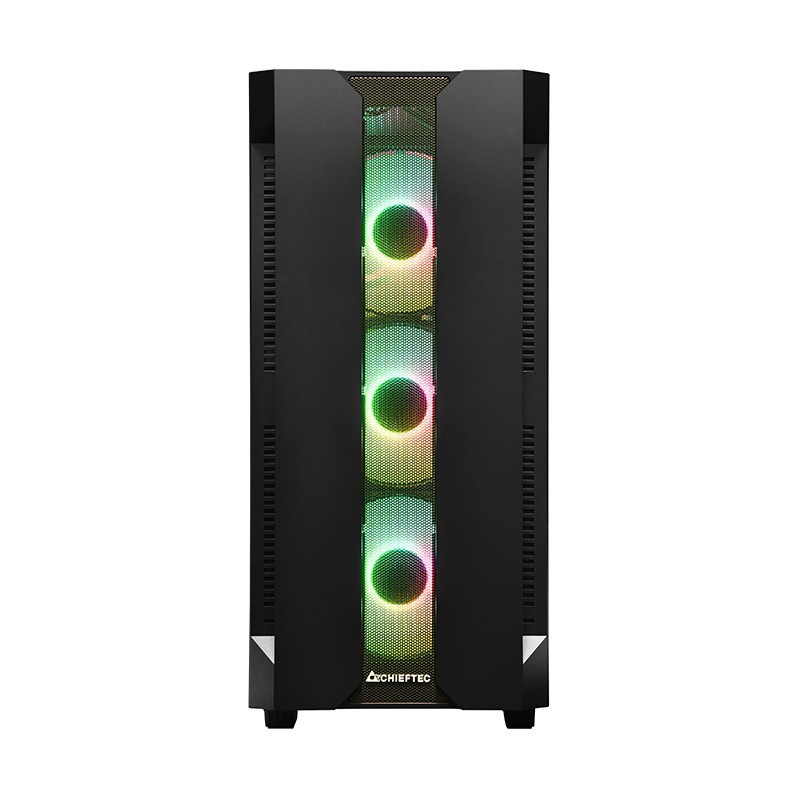 Buy Chieftec Hunter GS-01B-OP - Midi ATX Gaming PC Case - Black, Tempered Glass,... in Cyprus, Nicosia, Limassol, Larnaka, Pafos