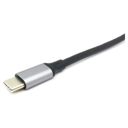 Equip Dock USB-C- to HDMI.VGA.USB3.0.AUX.100WPD 15cm sw — Buy in Cyprus with Fast Delivery