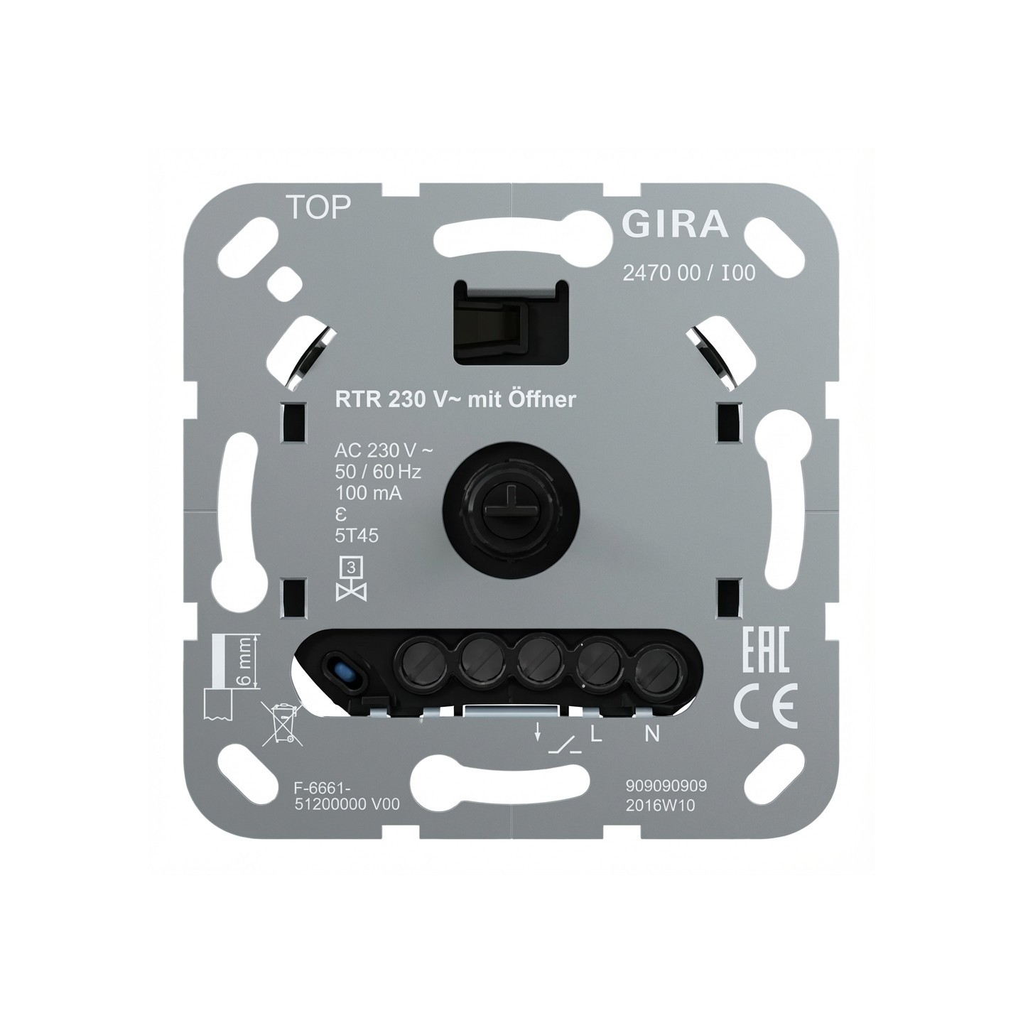 GIRA 247000 Einsatz Raumtemperaturregler 230V 1Ö — Buy in Cyprus with Fast Delivery