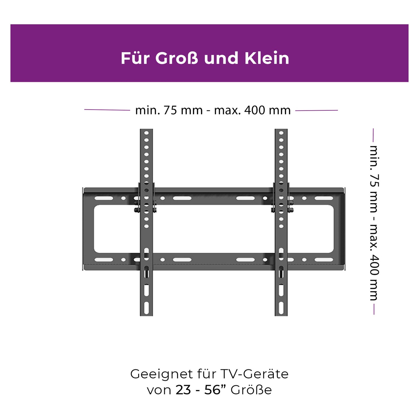 ZUB Ultron Wandhalterung Flatscreen WM100 23'-56' Neigung — Buy in Cyprus with Fast Delivery