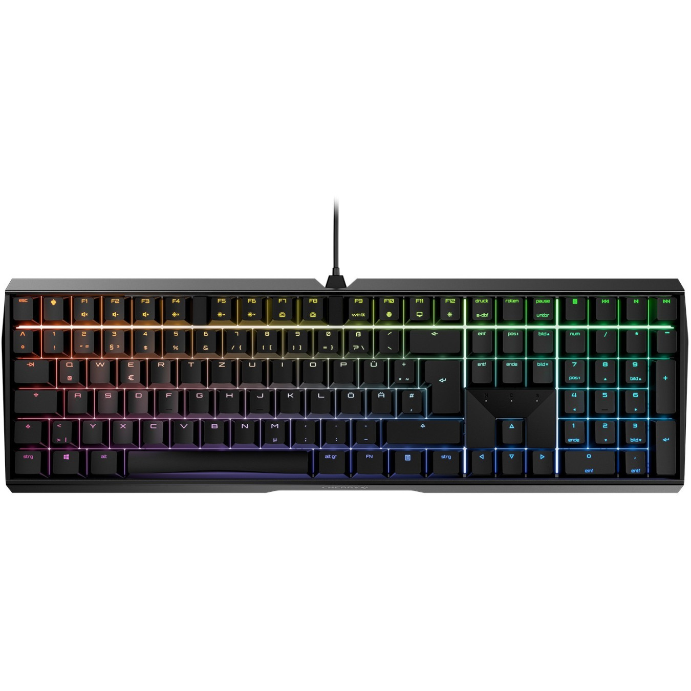CHERRY MX BOARD 3.0 S RGB - Mechanical Gaming Keyboard - Black, Cherry MX Brown, QWERTZ, RGB LED