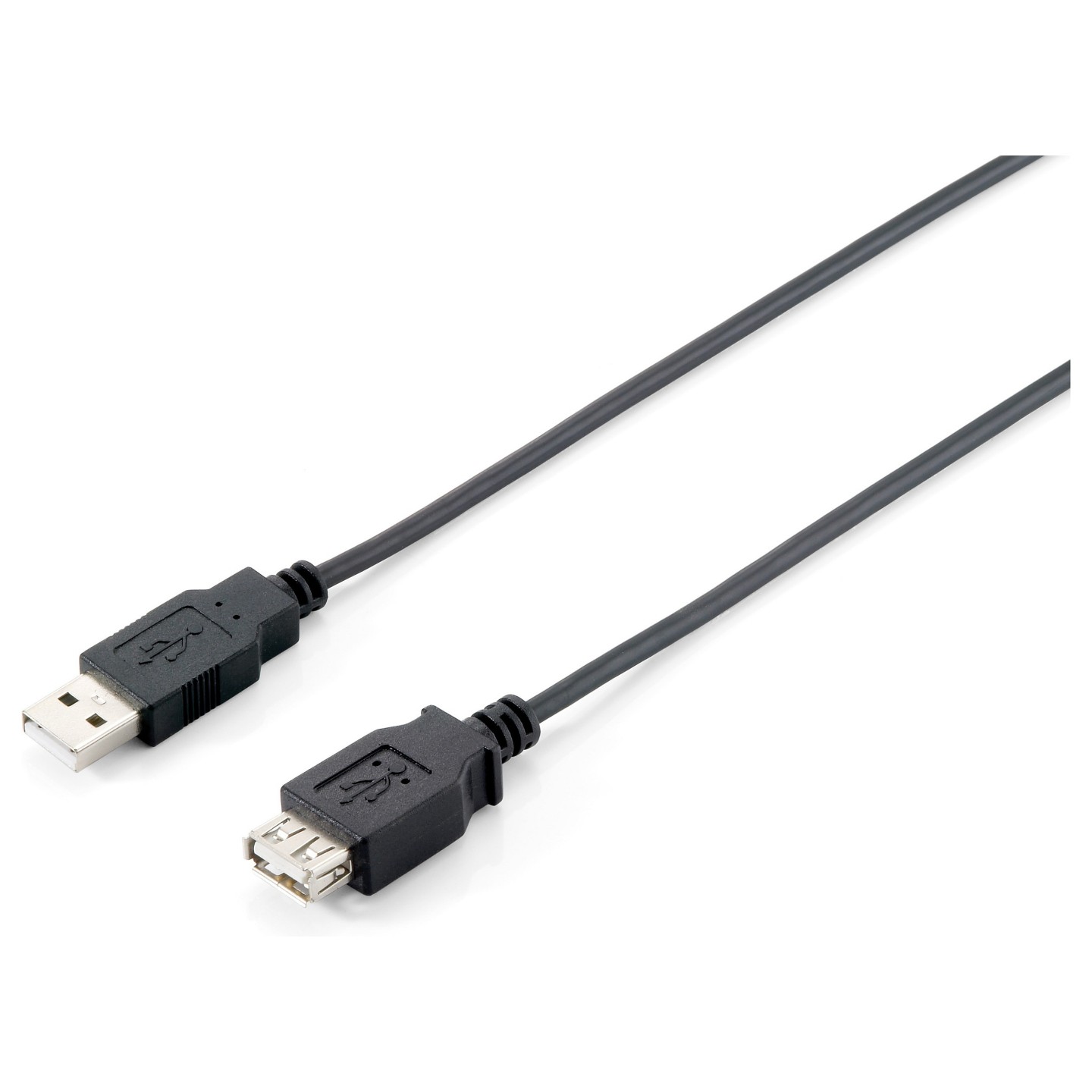 Equip Kabel USB-A 2.0 - to A Verl. St Bu 5.00m 480Mbps sw Polybeutel — Buy in Cyprus with Fast Delivery