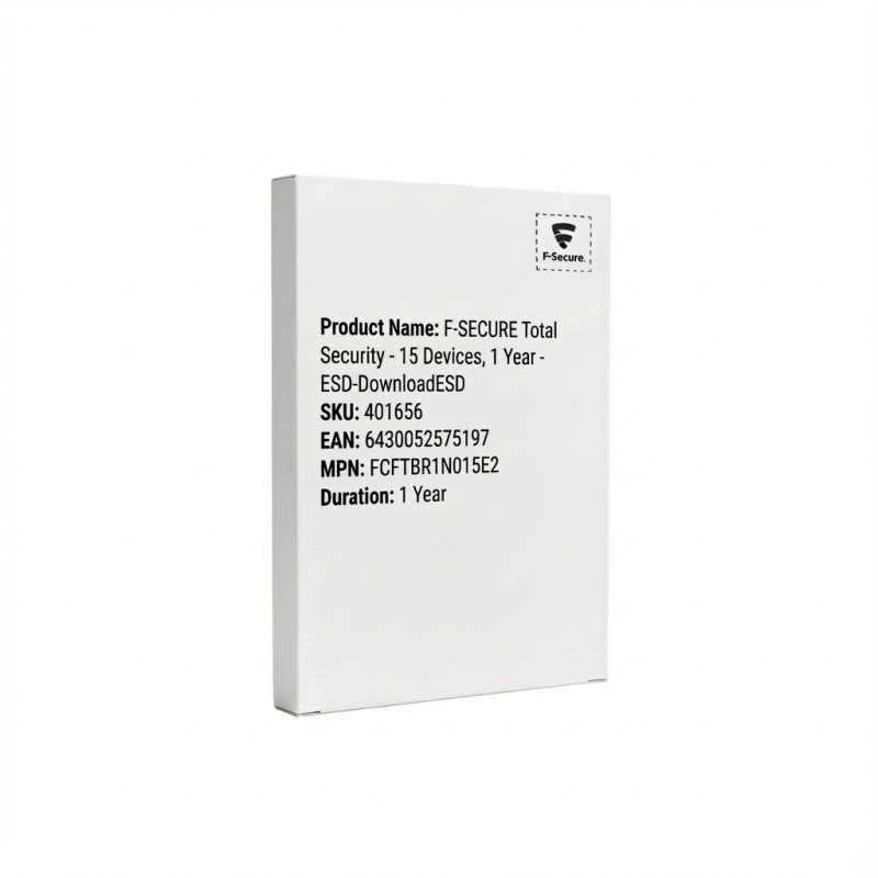 F-SECURE Total Security - 15 Devices. 1 Year - ESD-DownloadESD — Buy in Cyprus with Fast Delivery