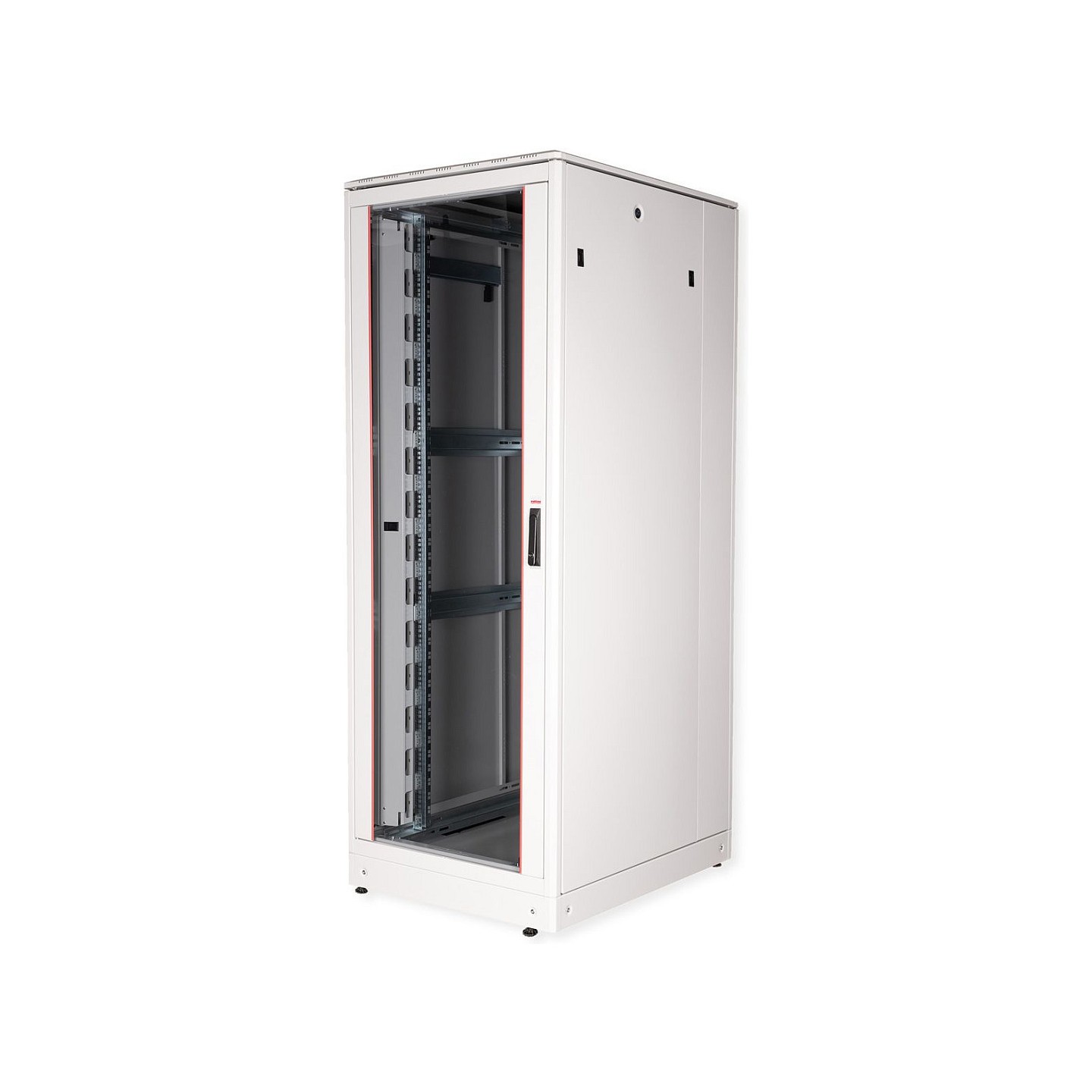 ROLINE 19-Zoll Netzwerkschrank Pro 42 HE. 800x1000 BxT Glastr grau — Buy in Cyprus with Fast Delivery