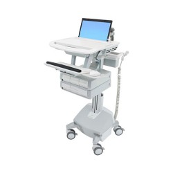 ERGOTRON StyleView Laptop-Wagen LiFe-Antrieb 4 Schublade 3x1+1 bis 43.9cm 17.3Zoll 9.5kg. Anhebung 51cm 40 Ah Power S...