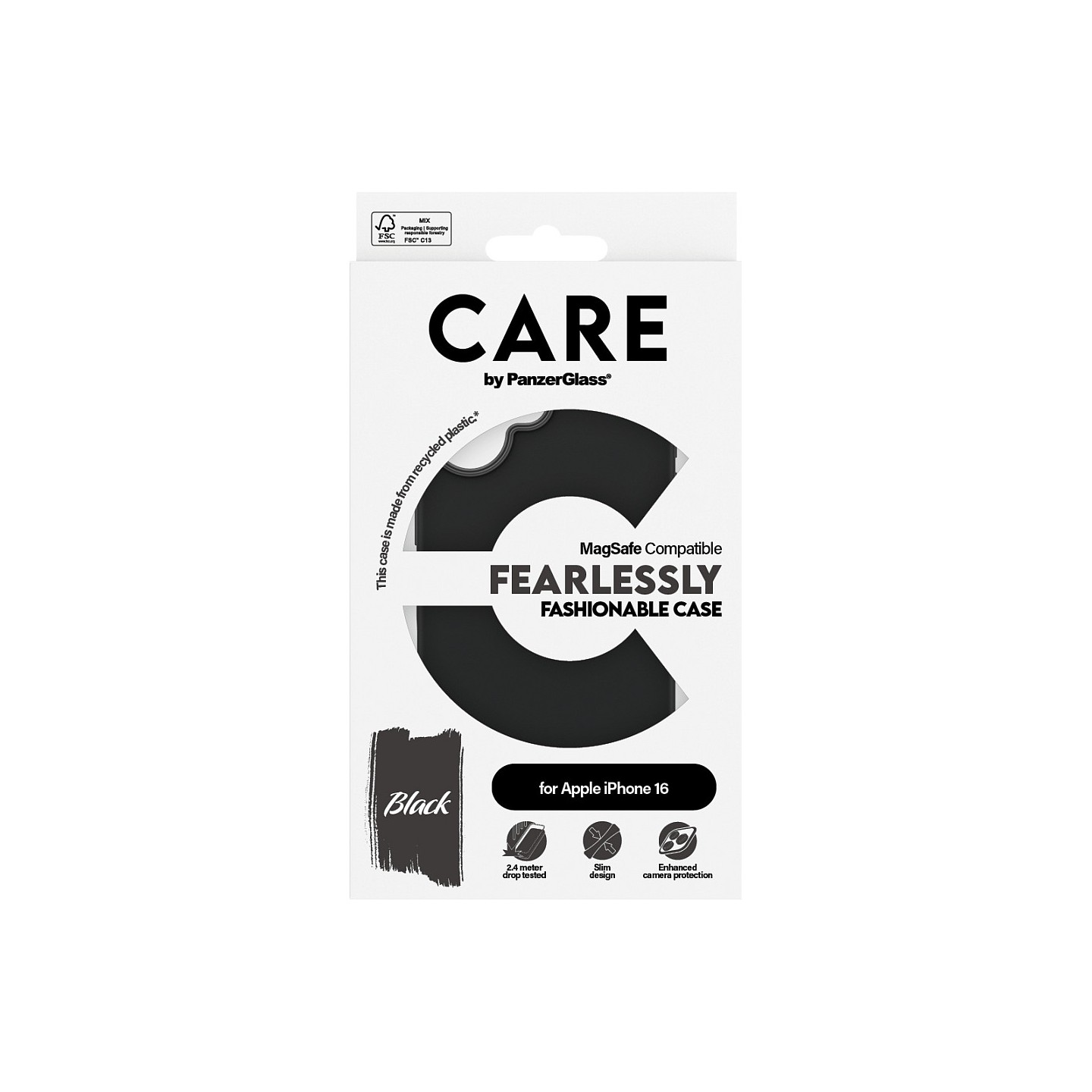 CARE Case Fashion Black MagSAFE iPhone 16 — Buy in Cyprus with Fast Delivery