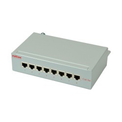 ROLINE Patchpanel 8 Ports Kat.5e Class D geschirmt grau — Buy in Cyprus with Fast Delivery