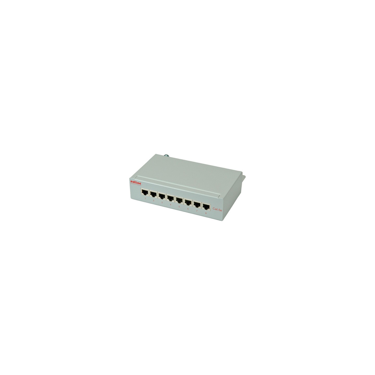 ROLINE Patchpanel 8 Ports Kat.5e Class D geschirmt grau — Buy in Cyprus with Fast Delivery
