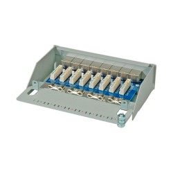 ROLINE Patchpanel 8 Ports Kat.5e Class D geschirmt grau — Buy in Cyprus with Fast Delivery