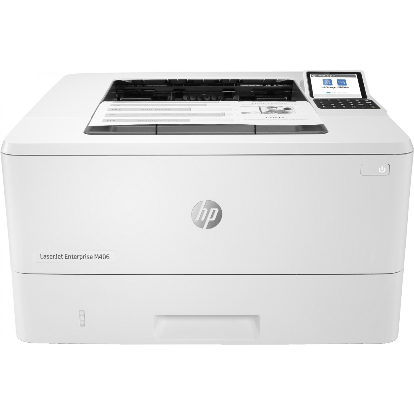 HP LaserJet Enterprise M406dn - Mono Laser Printer - White, Duplex, A4, 38 ppm, Ethernet — Buy in Cyprus with Fast Delivery
