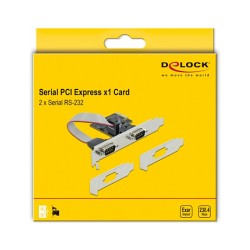2x seriell DeLock PCI Express Adapter — Buy in Cyprus with Fast Delivery