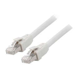 Equip Patchkabel Cat8.1 S FTP 2xRJ45 1.00m grau LSZH Polybeutel — Buy in Cyprus with Fast Delivery