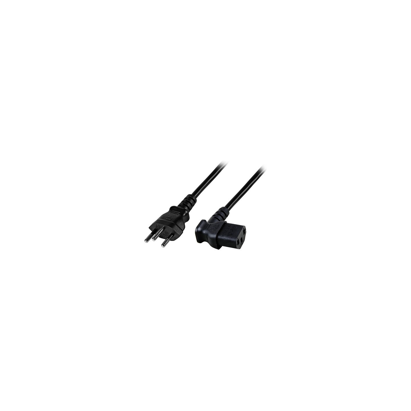 EFB Netzkabel Schweiz Typ 12 - C13 90°.sw.1.8m.3x0.75mm — Buy in Cyprus with Fast Delivery