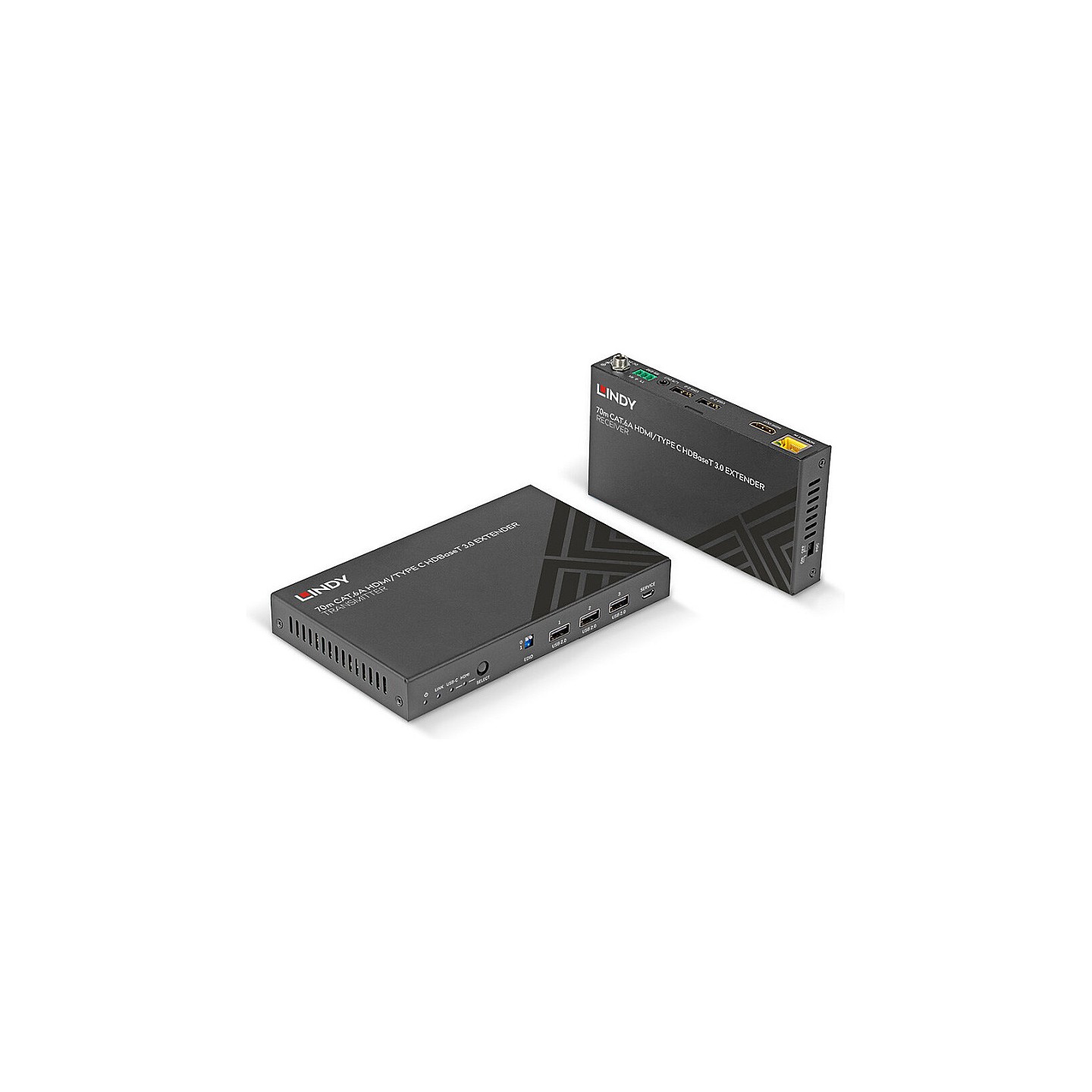 LINDY 70m Cat.6A TypeC & HDMI HDBaseT 3.0 KVM Extender — Buy in Cyprus with Fast Delivery