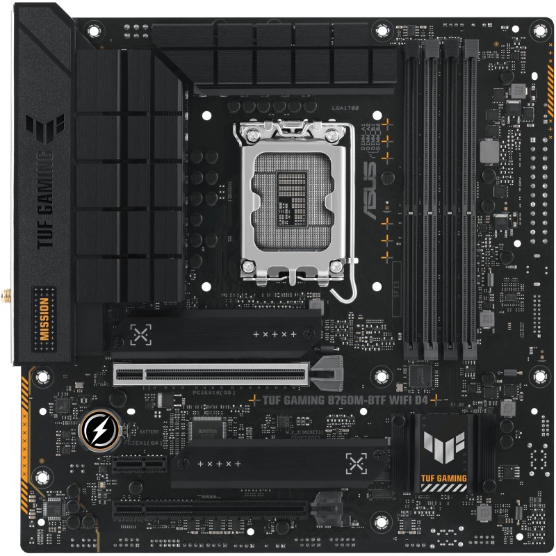 Buy ASUS TUF GAMING B760M-PLUS BTF - B760 mATX LGA1700, DDR4, Wi‑Fi 6, 128GB R... in Cyprus, Nicosia, Limassol, Larnaka, Pafos