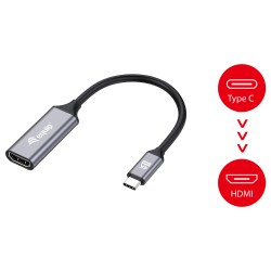 Equip Adapter USB-C - to HDMI 2.0 4K60Hz 0.15m gr — Buy in Cyprus with Fast Delivery