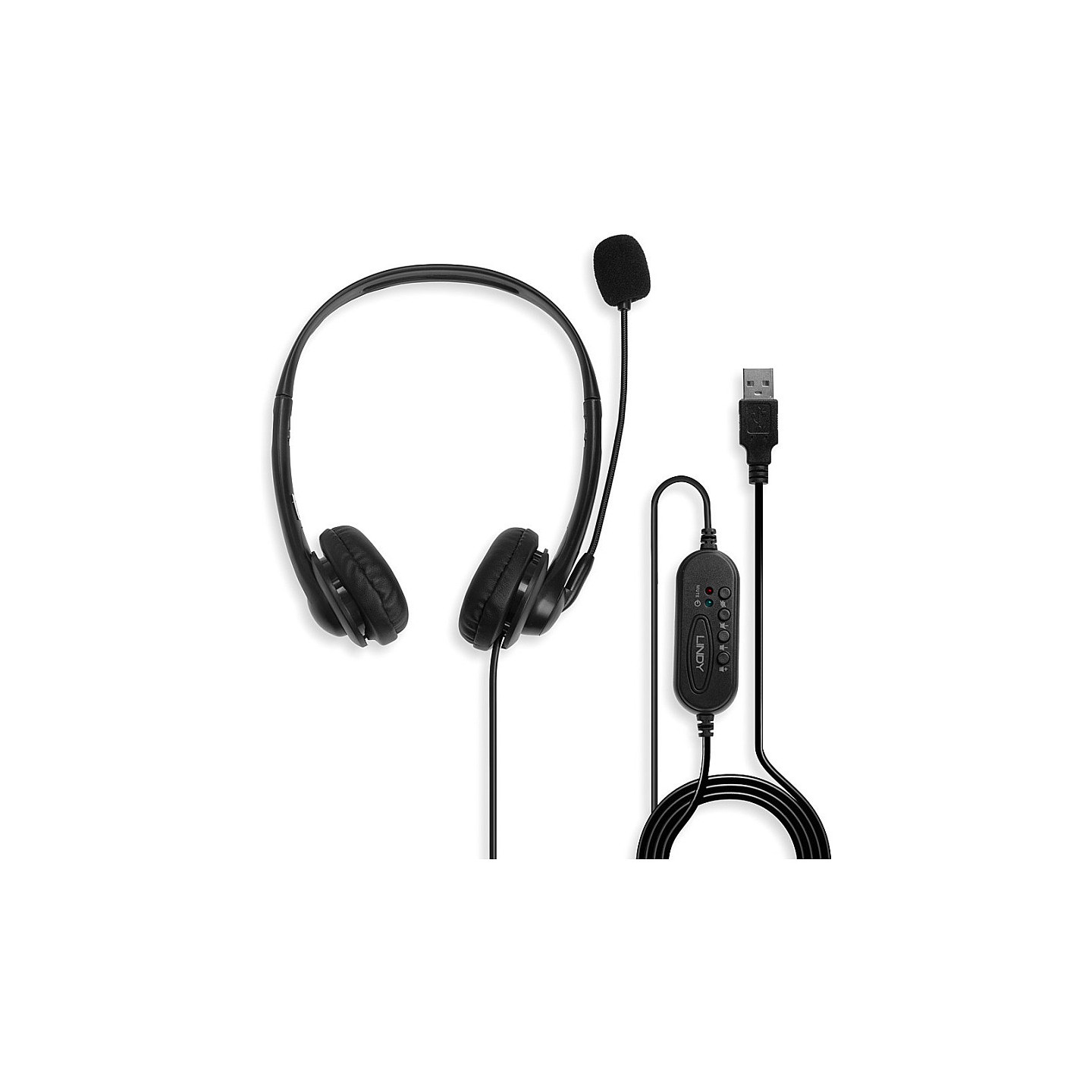Stereo Headset USB mit Mikrofon — Buy in Cyprus with Fast Delivery