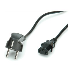 VALUE Netzkabel. gerade IEC-Buchse. schwarz. 0.6 m — Buy in Cyprus with Fast Delivery