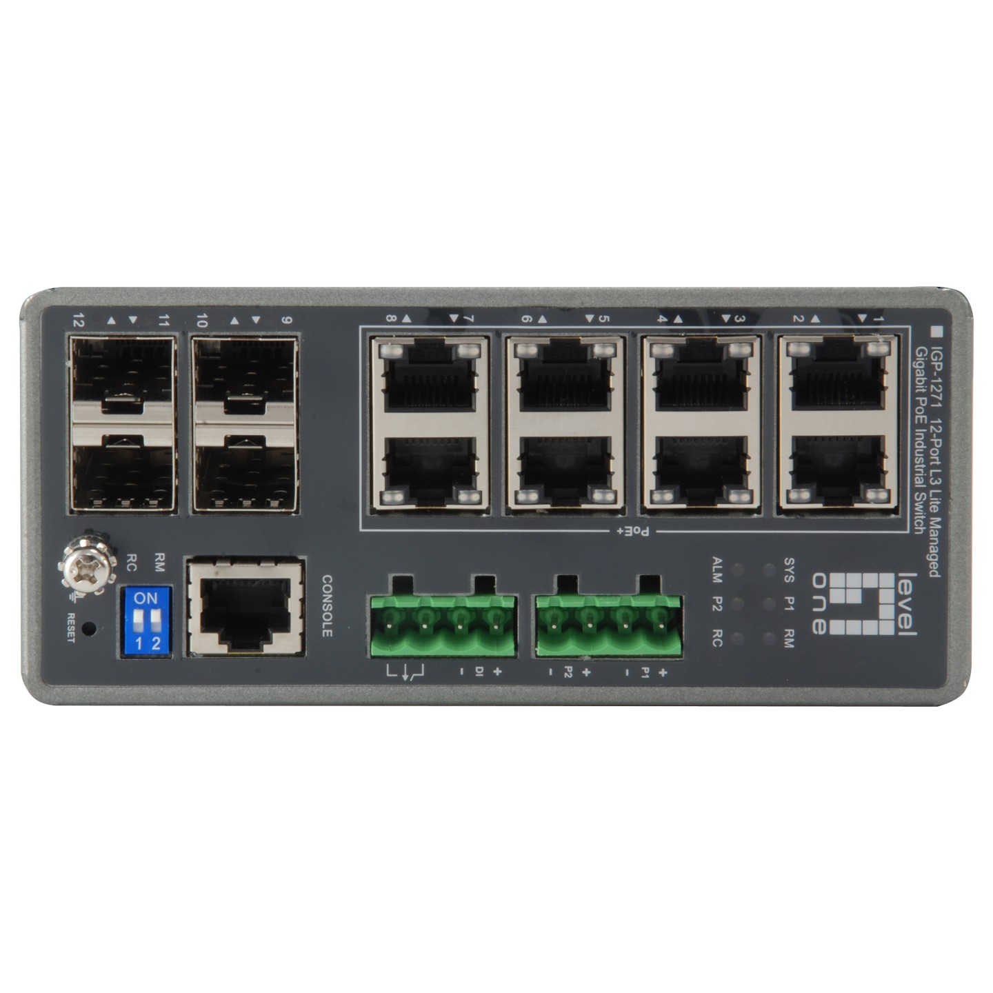 Switch 8x GE IGP-1271 4xGSFP 240W 8xPoE+ — Buy in Cyprus with Fast Delivery