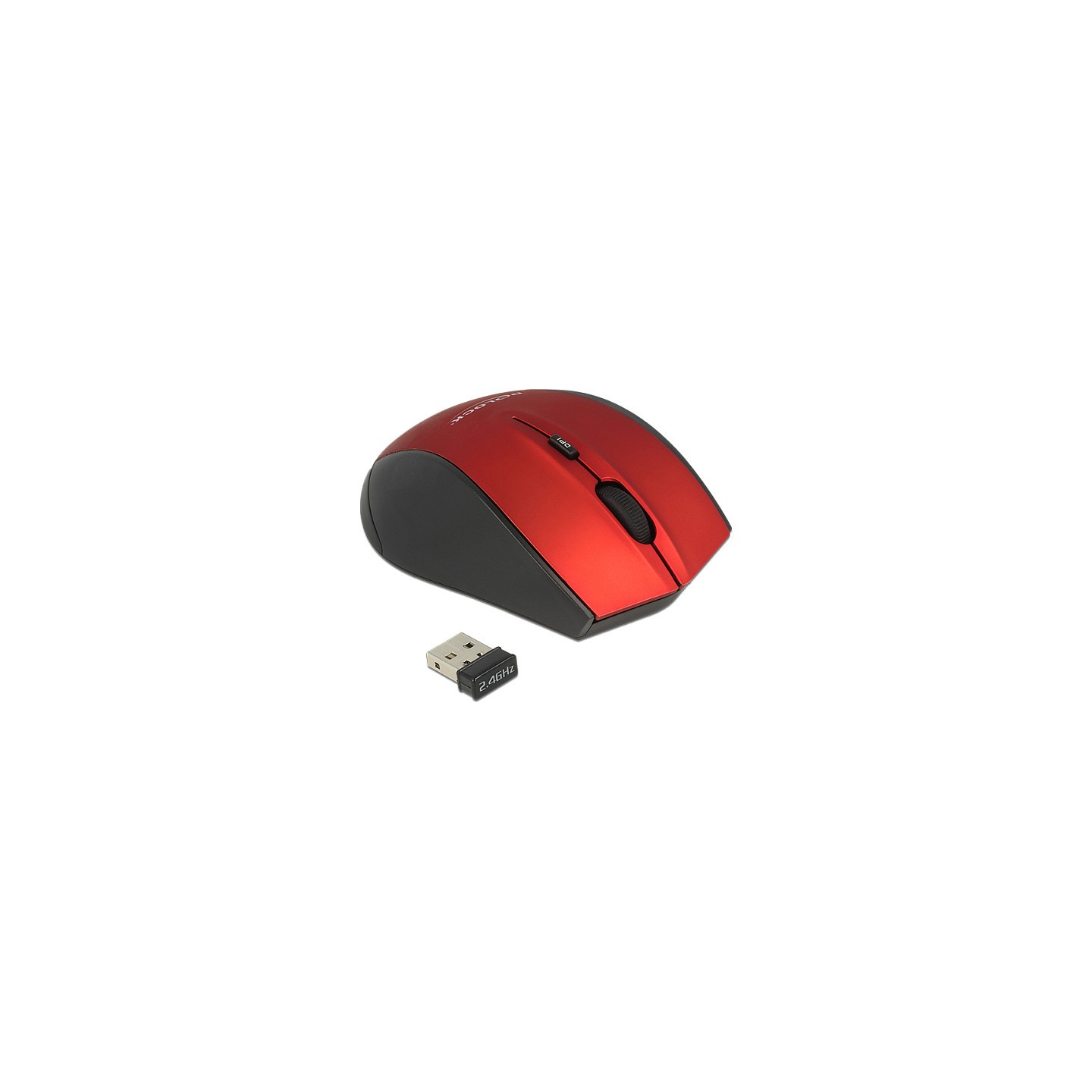 DELOCK Maus Ergonomische optische 5-Tasten Maus 2.4 G — Buy in Cyprus with Fast Delivery