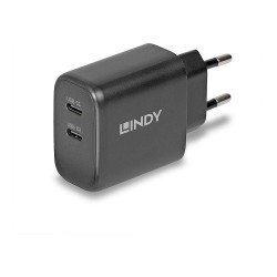 LINDY USB-C Ladegerät 2-Port GaN Charger 65W. schwarz — Buy in Cyprus with Fast Delivery