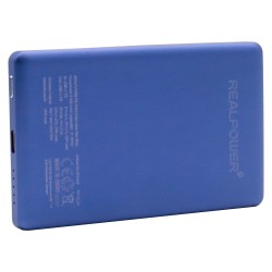 REALPOWER PB-5000 MAG ultra slim.5000mAH Blau — Buy in Cyprus with Fast Delivery
