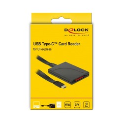 Delock USB Type-CTM Card Reader für CFexpress Speicherkarten — Buy in Cyprus with Fast Delivery