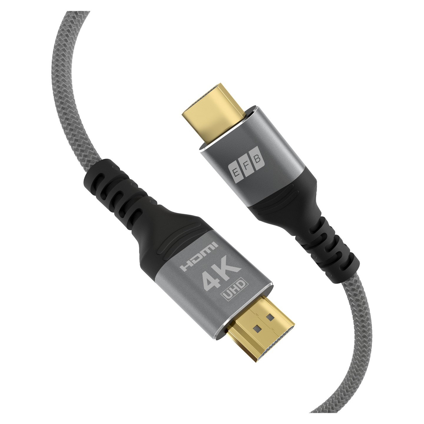 EFB HDMI Kabel High-Speed m. Ethernet 4K60Hz 0.5m grau — Buy in Cyprus with Fast Delivery