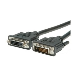 VALUE Verlngerungskabel DVI DVI ST-BU 24+1 dual link 5m — Buy in Cyprus with Fast Delivery