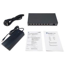 LevelOne PoE+Switch 8xGE PoE 1x10GSFP+ 120W unmanged Plastik — Buy in Cyprus with Fast Delivery