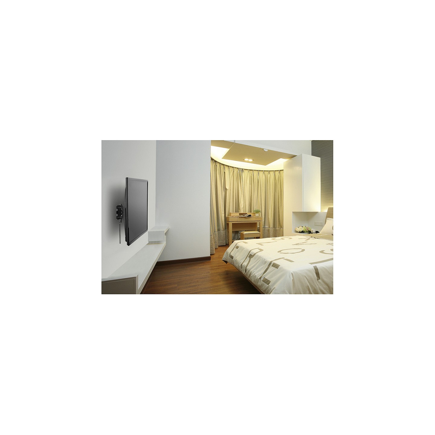 Equip Wandhalterung 60'-100' 1TFT neig Curv.1Gelenk 100kg sw retail — Buy in Cyprus with Fast Delivery