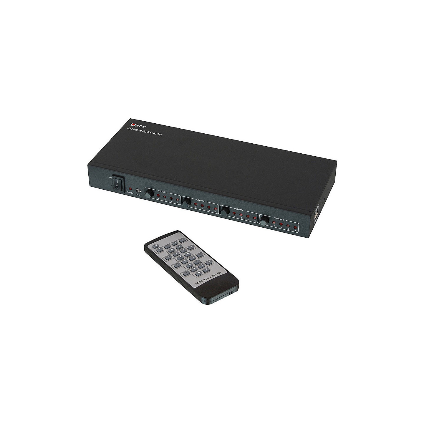 LINDY Matrix Switch HDMI 1.4 10.2G 4x4 4K2K@30 1080p@120 — Buy in Cyprus with Fast Delivery