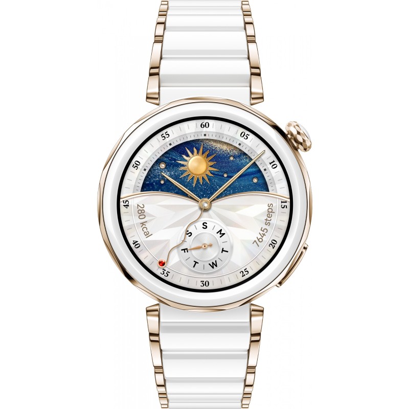 Buy Huawei Watch GT5 Pro - Jana-B29C - 42mm White Ceramic & Titanium, 1.32" AMOL... in Cyprus, Nicosia, Limassol, Larnaka, Pafos