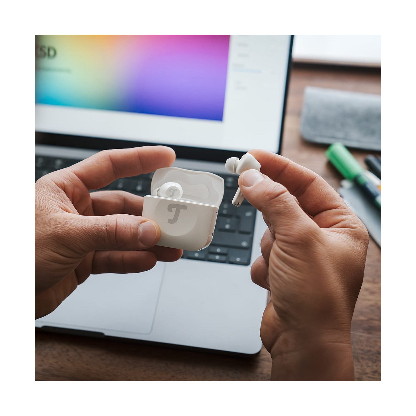 Teufel AIRY TWS Pro True-Wireless In-Ear Bluetooth Earphones silver white — Buy in Cyprus with Fast Delivery