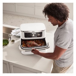 Ninja AF500EUWH Foodi FlexDrawer 10.4L Heißluftfritteuse Weiß — Buy in Cyprus with Fast Delivery