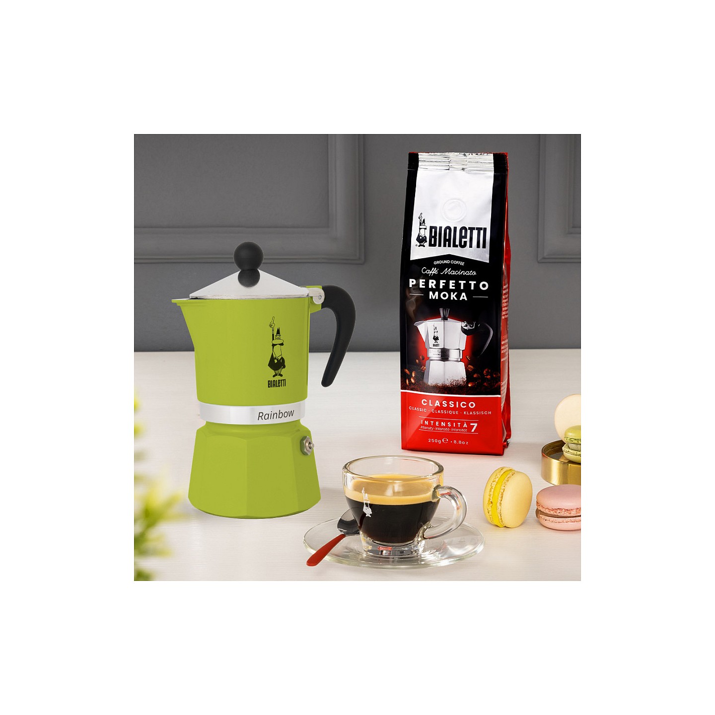 Bialetti RAINBOW 6TZ grün — Buy in Cyprus with Fast Delivery