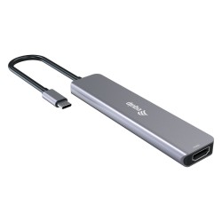 Equip Adapter USB-C- to HDMI 4xUSB-C USB-A 4K 60Hz 0.25m Alu. — Buy in Cyprus with Fast Delivery