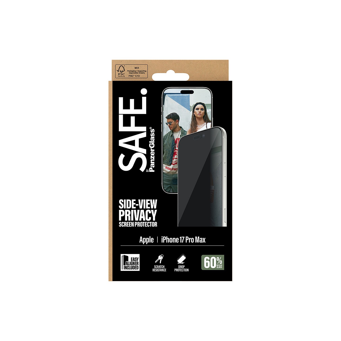 SAFE Privacy Schutzglas iPhone 17 Pro Max UWF — Buy in Cyprus with Fast Delivery