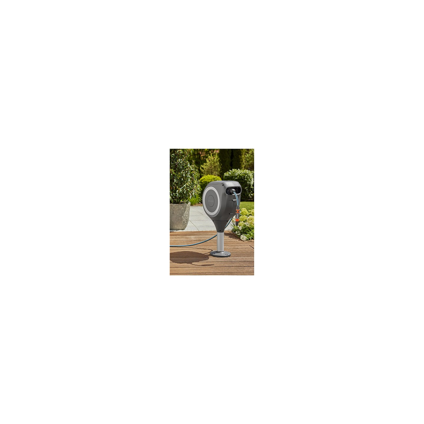 Gardena Terrassen-Schlauchbox RollUp M (weiß) 20 m — Buy in Cyprus with Fast Delivery