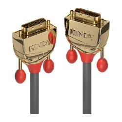 LINDY DVI-D Dual Link Kabel Gold Line 0.5m — Buy in Cyprus with Fast Delivery