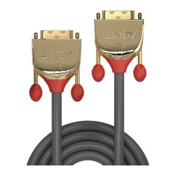 LINDY DVI-D Dual Link Kabel Gold Line 0.5m — Buy in Cyprus with Fast Delivery