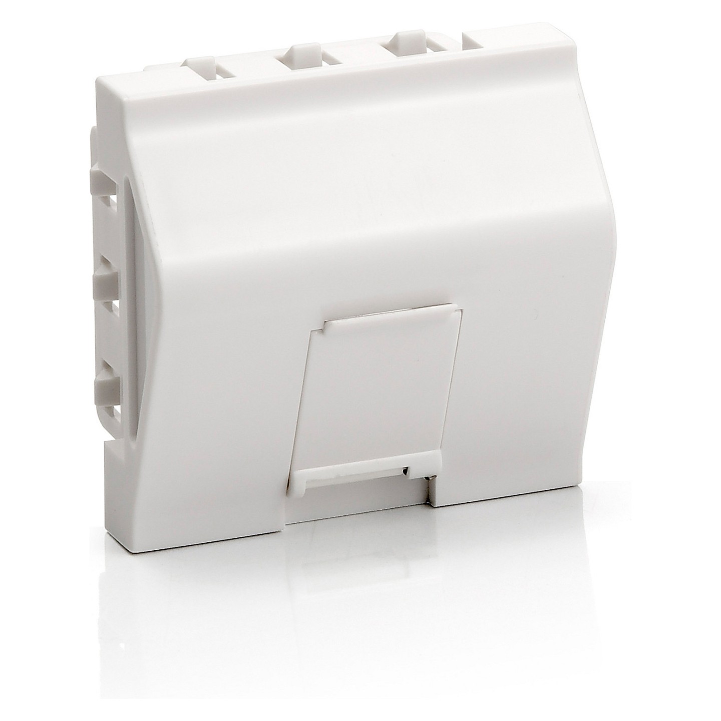Equip Unterputzdose Einsatz French 1 Keystone 45x45 RAL9010 Polybeutel — Buy in Cyprus with Fast Delivery