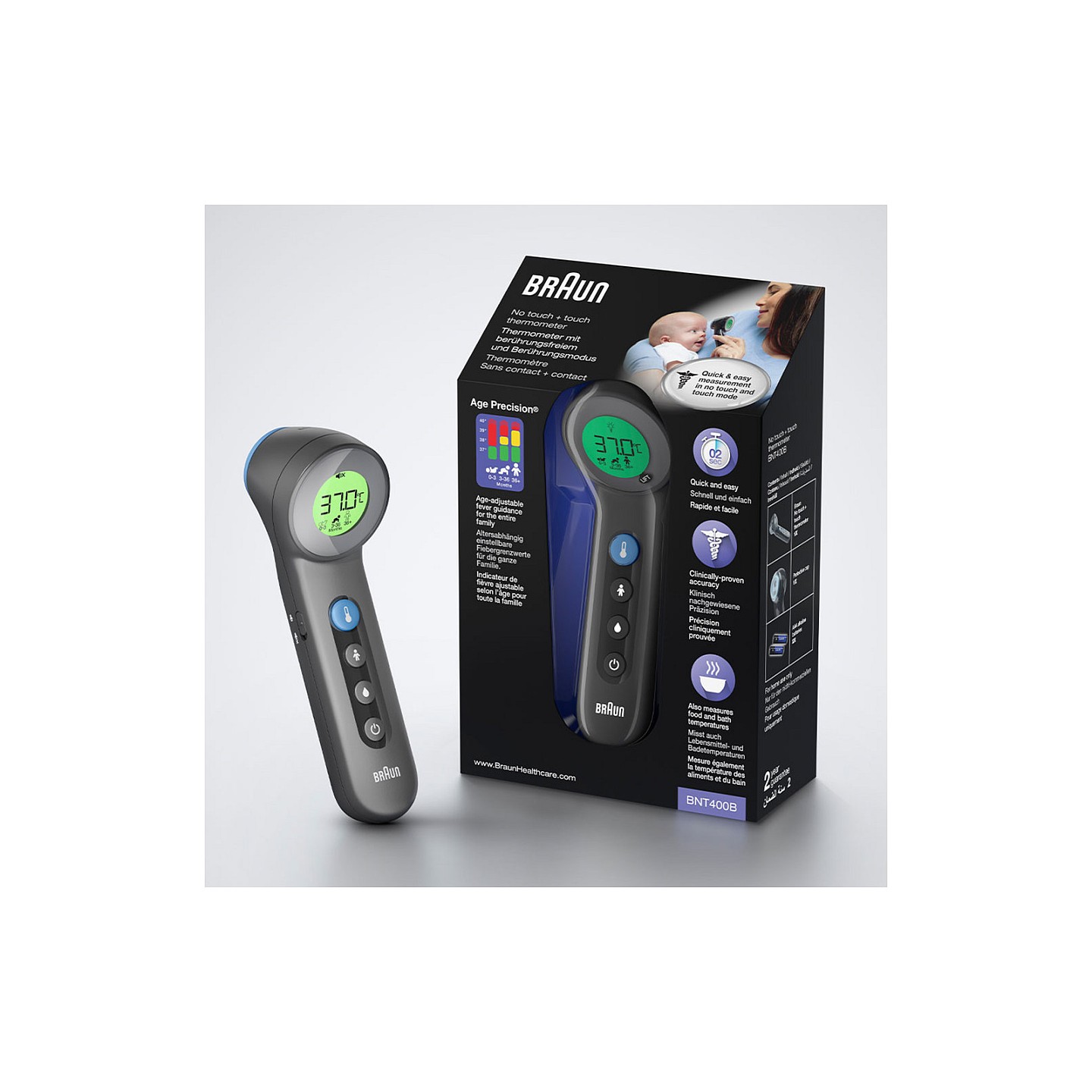 Braun BNT 400 BK Fernabtastthermometer — Buy in Cyprus with Fast Delivery