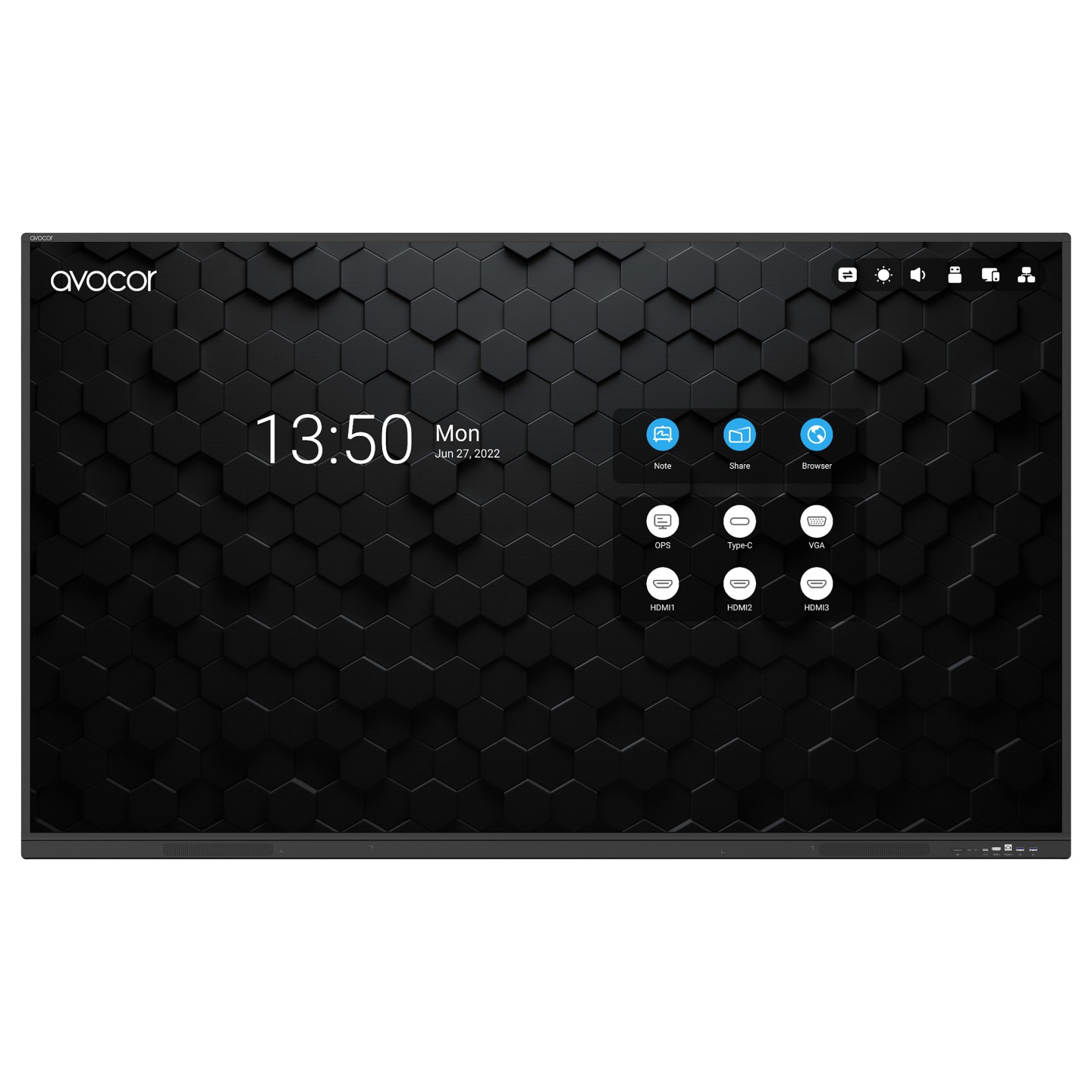 AVOCOR S-Serie AVS-7510 190cm TOUCH 75'' 3840x2160 3xHDMI VGA 3xUSB — Buy in Cyprus with Fast Delivery